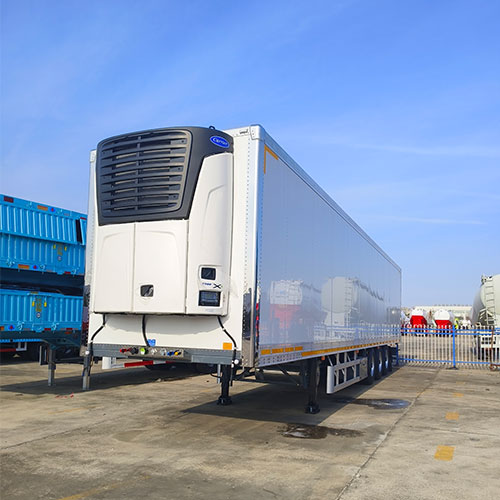 Refrigerated transport semi-trailer