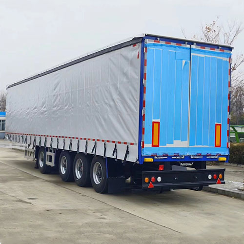 Side curtain transport semi-trailer